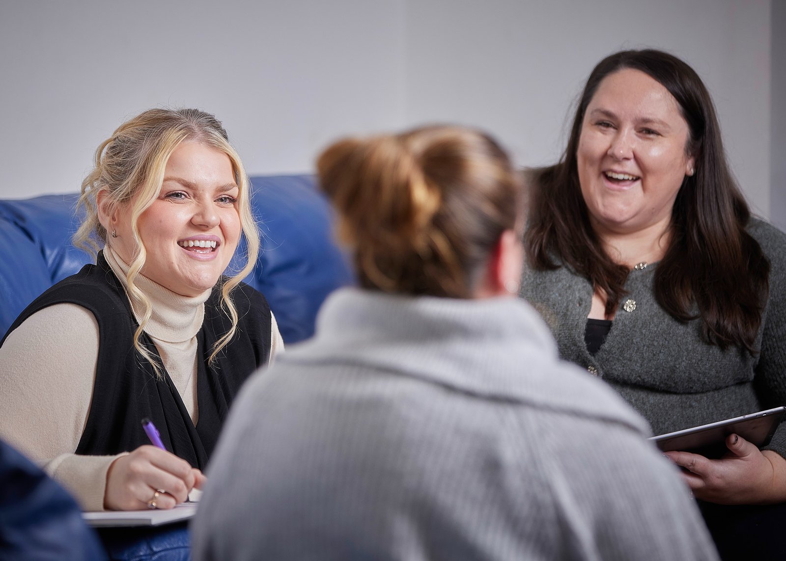 Dr. Charlotte Clark and Dr. Kirsty Gregory, clinical psychologists.